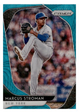 2020 Panini Prizm #60 Marcus Stroman Teal Wave Prizm
