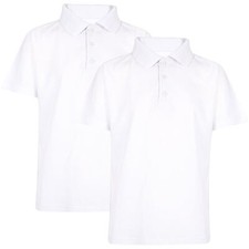 Garçons T-Shirts Blanc 2 Paquet Mode Été Toucher Doux Débardeur & Âge 5-13 Ans