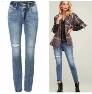 Cabi New NWT Cinch Skinny Jeans #4153 Blue denim Sizes 0 - 16 Was $130