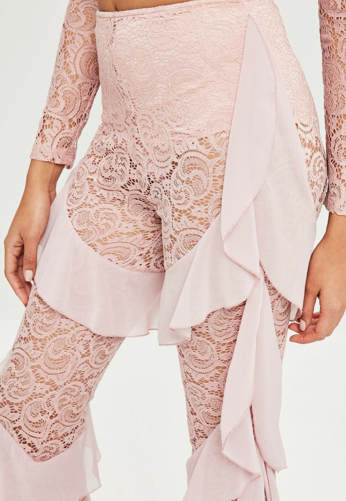 missguided lace pants