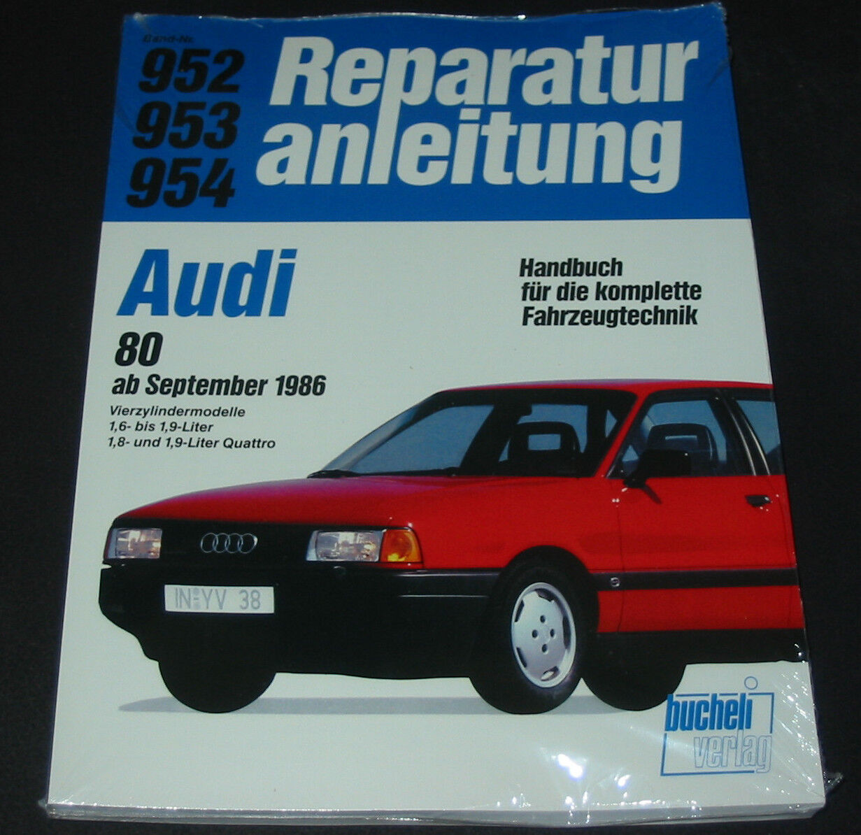 Thumbnail - Reparaturanleitung Audi 80 Typ 89 B3 + Coupe Gt 1,6l - 1,9l + Quattro