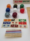 Vintage 1966 NFL Football "ALL-PRO" Gumball Mini Helmets Orange Products UNused — photo 2