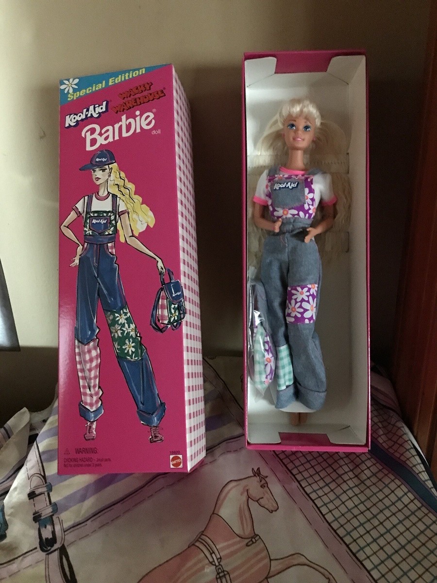 Rare 1995 Barbie Doll Wacky Warehouse KOOL-AID Advertising Promo