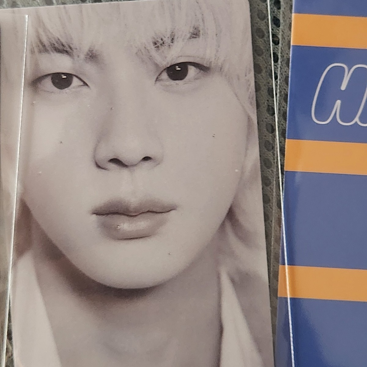 JIN BTS LUCKYDRAW PHOTOCARD Happy THE solo ALBUM weverse withmuu