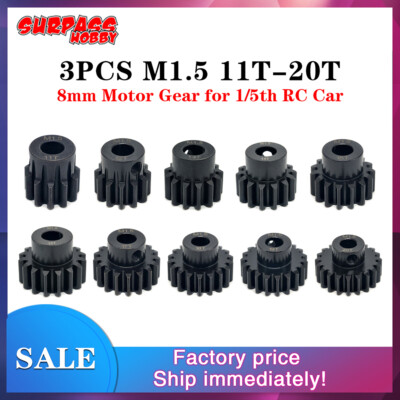 SURPASS Ritzel Motor Getriebe M1.5 11T 12T 13T 14T 24T 25T für 1/6 1/5 RC Auto