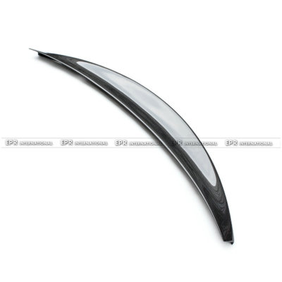 For 13-16 Audi S4 HK-Style Carbon Fiber Rear Ducktail Spoiler Wing Lip Bodykits
