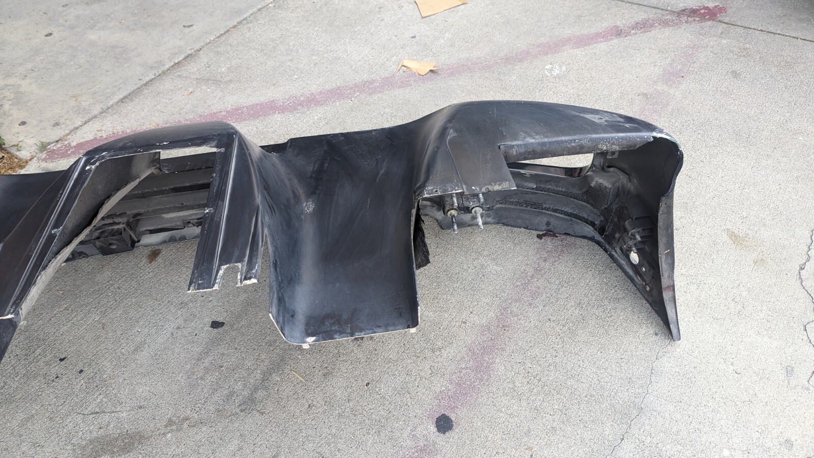Ferrari 360 Modena Rear Bumper Cover W/ Mounts (Grigio Titanio) ALL MOUNTS