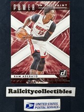 2021-22/21-22 PANINI DONRUSS BASKETBALL BAM ADEBAYO POWER IN THE PAINT CARD # 4