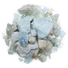 Aquamarine - Rough Rocks for Tumbling - Wholesale Stone Crystal Mineral (Pak)