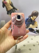SONY Cyber Shot Digital Camera Pink DSC-WX7 16.2MP Compact 5x zoom w/Batter