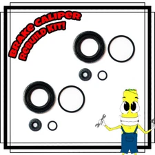 Rear Disc Brake Caliper Rebuild Repair Kit for Fiat 500 2012-2019 (see chart)