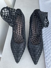 Zara Black Sock Boot Size 5