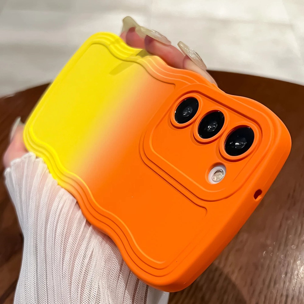 Shockproof Wavy Edge Silicone Case for Samsung A16 A26 A36 A56 5G