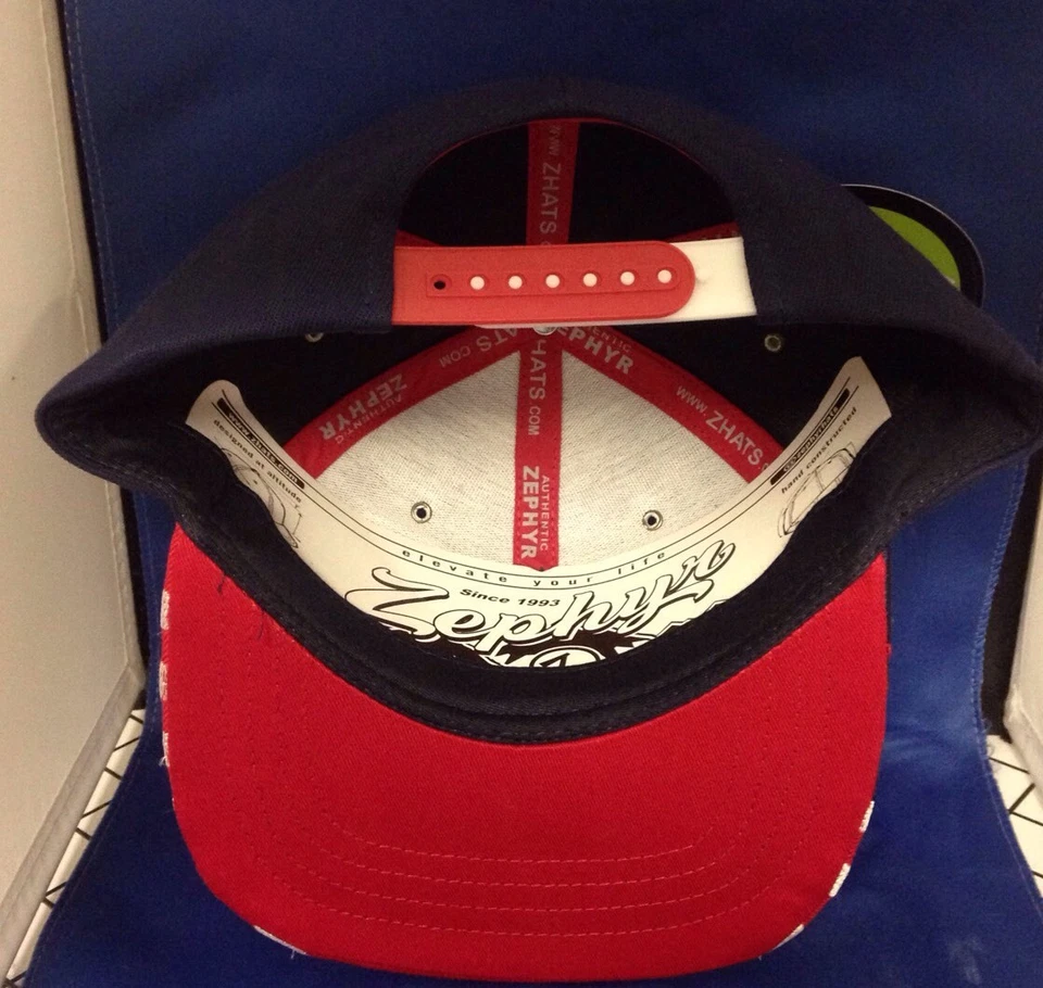 NWT Zephyr Men's Hat Cap USA America Flag Adjustable NEW - Image 3 of 4