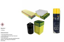 MANN FILTER Paket MANNOL Klimareiniger für VW Golf IV Cabriolet 1E7 2.0 EOS 1F7