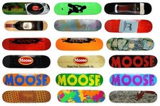 Moose Skateboard Deck Canadian Maple - Choose Graphic and Size
