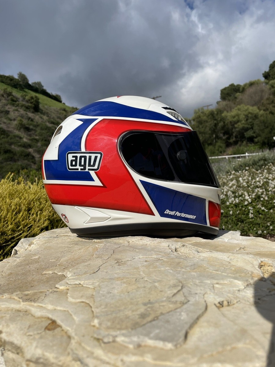 RARE! AGV Marco Lucchinelli LEGENDS X3000 LUCKY SIZE M(casco