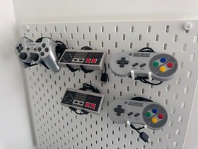 Universal Gaming Controller Hooks for SNES NES Nintendo PlayStation Xbox Wired