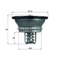 Mahle Thermostat KüHlmittel Mit Dichtung 82°C THD 3 82