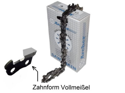 2x Vollmeißel Kette (18'' Zoll) 45cm passend f. Tarus Timbertech Fuxtec Sägekette