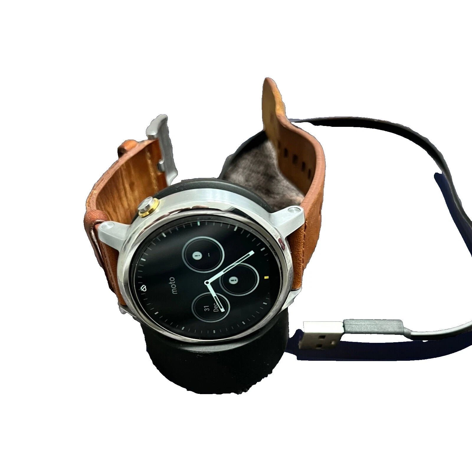 Banda de cuero Motorola Moto 360 Relojes inteligentes
