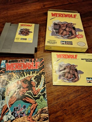 Werewolf The Last Warrior Cib Nes Nintendo + Comics