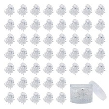 50 PCS Mini Hair Claw Clips  Bangs Strong Grip Multifunction Clamp Clips.
