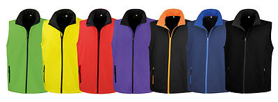 Result Herren Microfleece Bodywarmer Softshell Weste M L XL XXL 3XL 4XL R232M