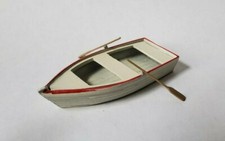 Arttista #1190 - Lancha de remos con remos - Detalles escala O - Maqueta de trenes - NUEVO
