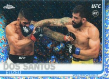 2019 Topps UFC Chrome ELIZEU DOS SANTOS RC ROOKIE #7 DIAMOND HOT BOX REFRACTOR