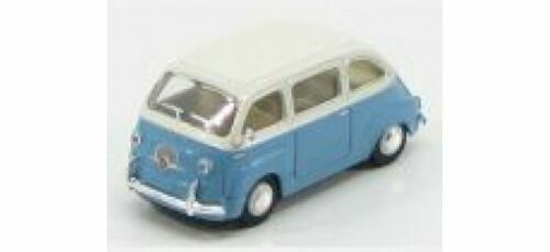 Fiat 600 Multipla Sagip – Tirelire Miniature 1/18 – La Mini Miniera – Rose – État Neuf