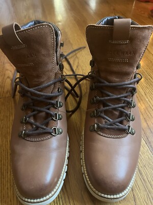 Cole Haan Men's Zero Grand water resistance  leather boots size 10