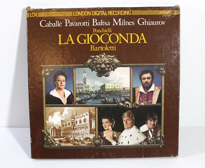 La Gioconda - Ponchielli Bartoletti Caballe Hodgson Pavarotti - 3 LP - LDR 73005