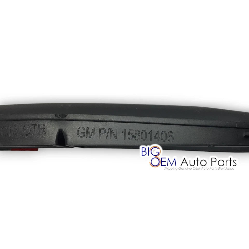 06-13 Chevrolet Corvette parachoques delantero inserción negro moldura OEM 15801407 Foto 4 de 4