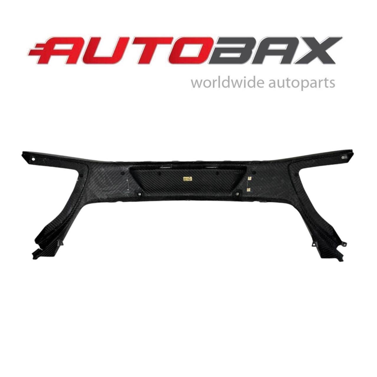 2015 2016 2017 MCLAREN 650S REAR BUMPER CENTER COVER TRIM PANEL CARBON OEM USED