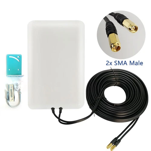 4G LTE Router Antenna 12dBi Outdoor Directional Antenna With 15M Feeder Line