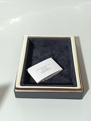 Bastianelli 925 Sterling Silver Tray / Tablett chwarz