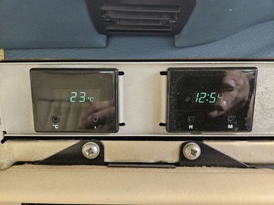 Rolls Royce Spirit, Spur Bentley Mulsanne Digital Dash Time Clock Temp Guage 