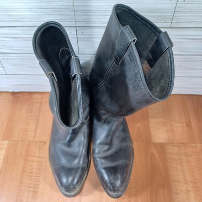 Vtg Mason Chippewa Falls Boots Men 8EE Black Western  display picture 1