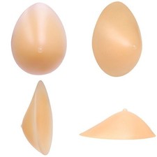 Silicone Breast Form Bra Enhancer Insert Pad Mastectomy Prosthesis 1 Piece