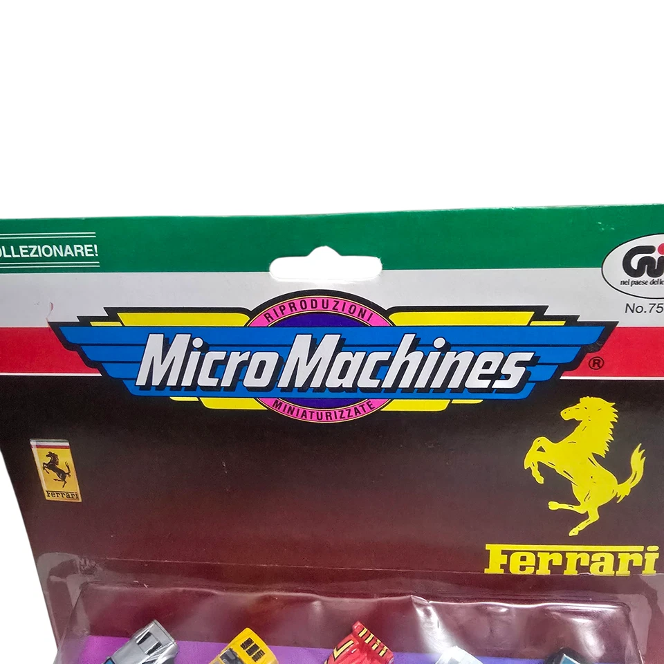 Vintage Micro Machines Ferrari Collezione 2 Set of 6 GIG Italy No. 75116 90s - Image 2 of 4