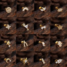 Mini Ear Studs 20G Cartilage Earrings Studs Helix Couch Hoop Piercing Earrings