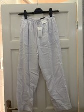 Brand new M&S white linen trousers size 8