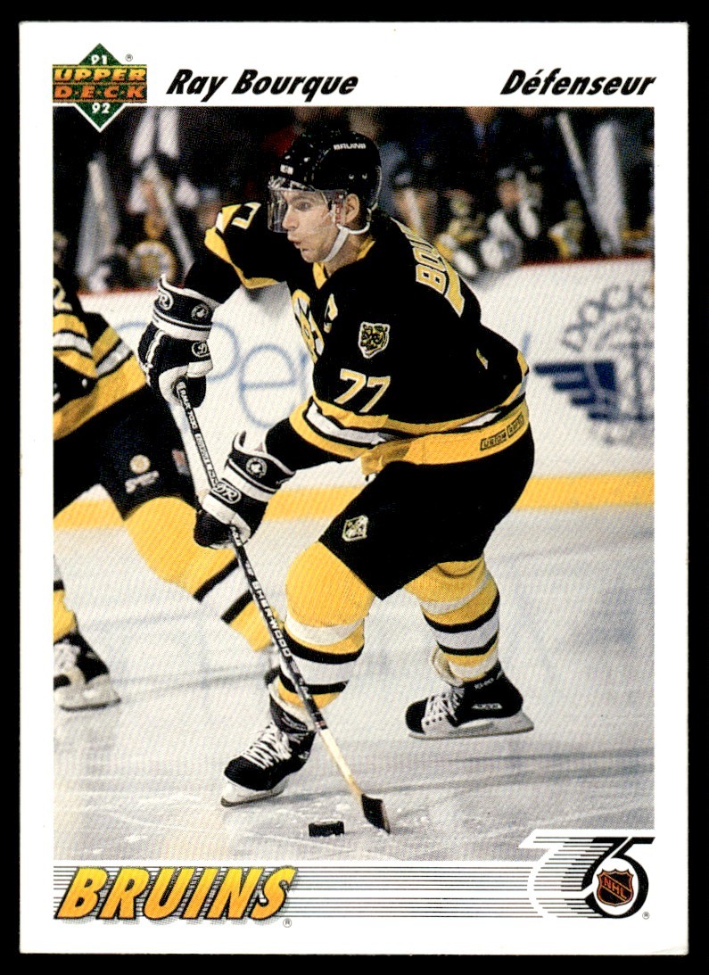 1991-92 Upper Deck French Ray Bourque Boston Bruins #255