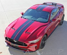 2018-2023 Ford Mustang Racing Stripes Stage Rally Decals Vinyl Graphics Kit 3m