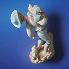 Shafford Hand Painted Ceramic Boy Figurine w/ Hat, Bird & Dog, Multicolor — photo 4