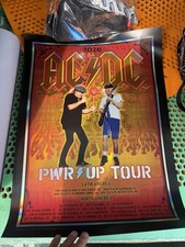 OFFICIAL AC/DC POSTER NORTH AMERICAN 2026 POWERUP TOUR RAINBOW FOIL **RARE**