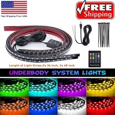 4x Rgb 8 Color Led Strip Under Car Tube Truck Underglow Underbody Neon Light Kit 4x Rgb 8 Color Led Strip Under Car Tube Truck Underglow Underbody Neon Light Kit