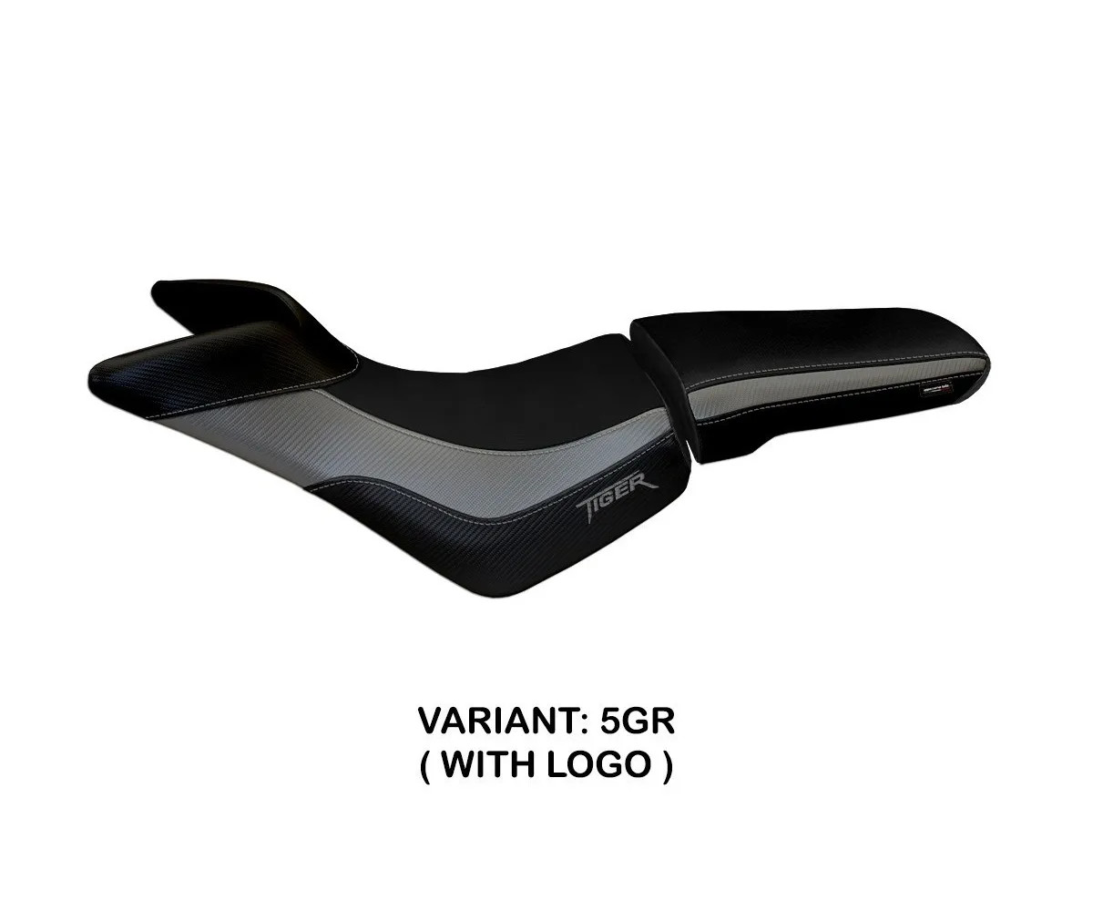 Seat saddle cover Padova Gray (GR) TPZ TRIUMPH TIGER 800 / XC 2010 2020 19L