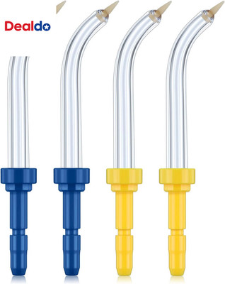 4 Pcs Replacement Heads Tips Compatible with Waterpik Water Flossers and Other B